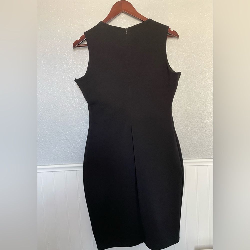 Kardashian Kollection black dress knee length medium - Picture 2 of 5